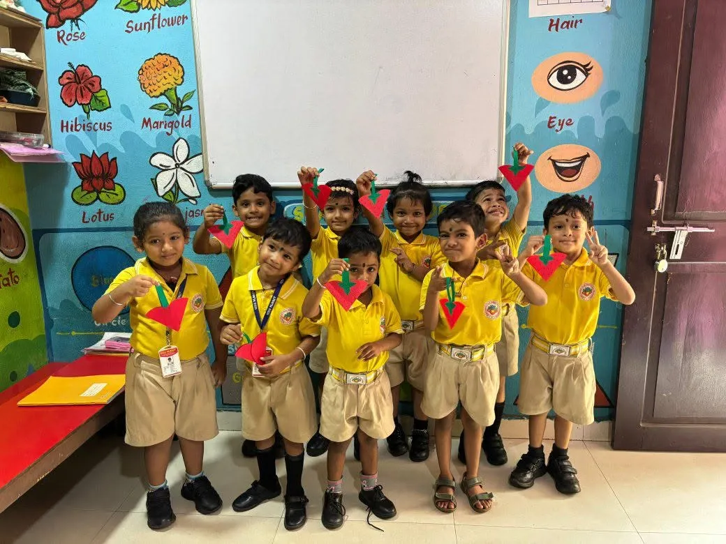 Children taking part in classroom activities at Kids Planet