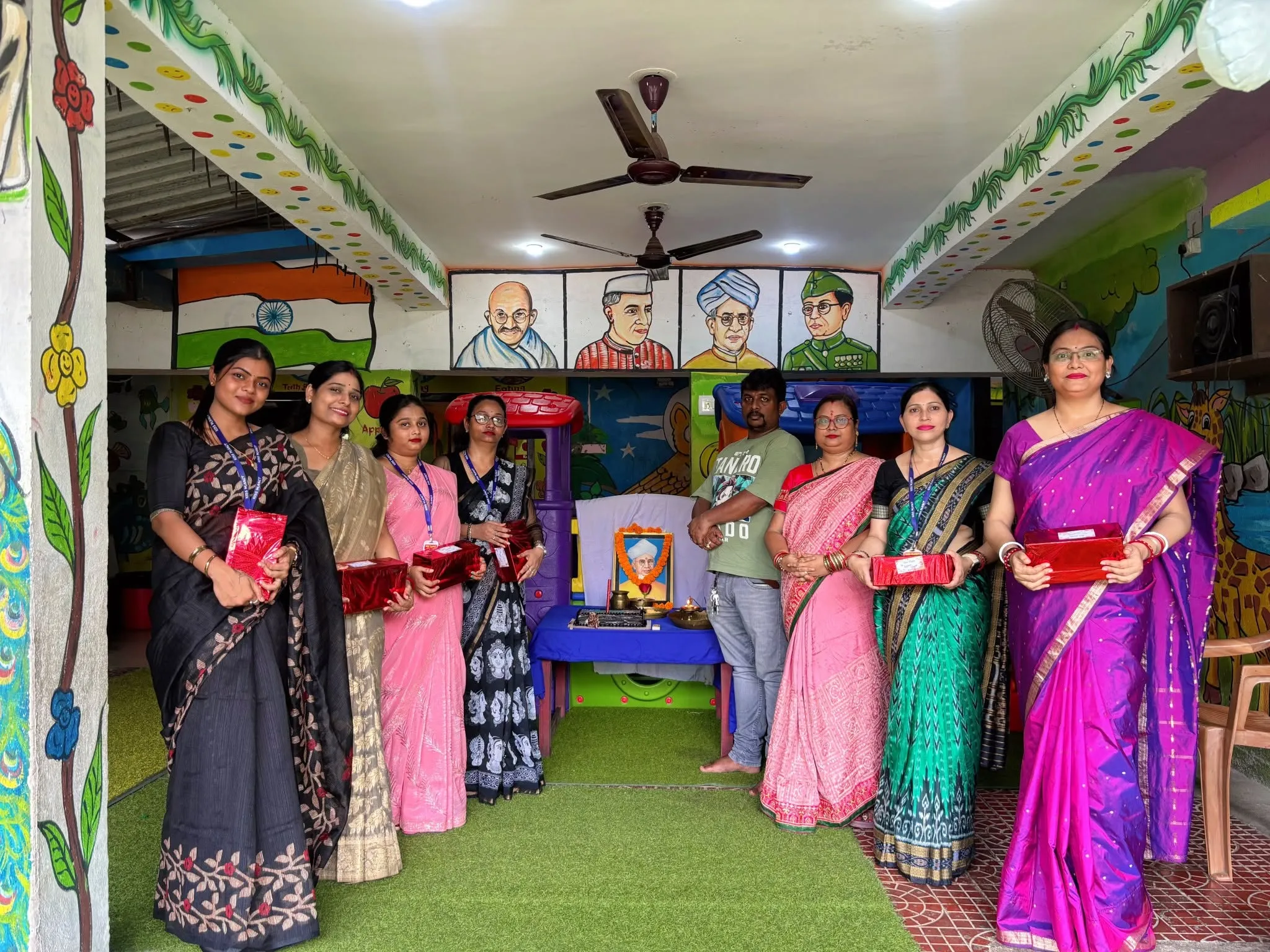 Kids Planet teachers celebrating Teachers’ Day