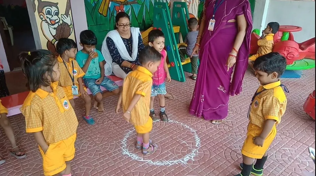 Children taking part in a group activity