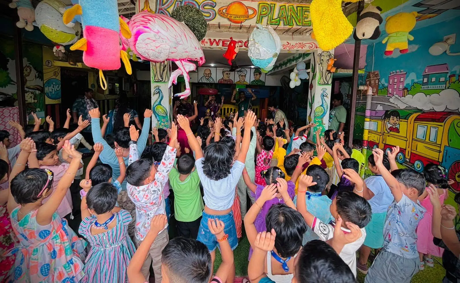 Children enjoying a group activity at Kids Planet