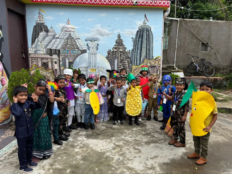 Kids Planet children in fruit, community-helper and character costumes